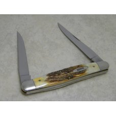 Marbles M.S.A. Co. 01 Gladstone, Mich USA Genuine Stag Muskrat Knife in Box c.2001 Marbles M.S.A. Co. 01 Gladstone, Mich USA Genuine Stag Muskrat Knife in Box c.2001
