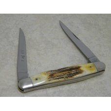 Marbles M.S.A. Co. 01 Gladstone, Mich USA Genuine Stag Muskrat Knife in Box c.2001 Marbles M.S.A. Co. 01 Gladstone, Mich USA Genuine Stag Muskrat Knife in Box c.2001