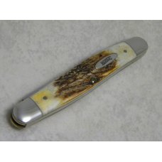 Marbles M.S.A. Co. 01 Gladstone, Mich USA Genuine Stag Muskrat Knife in Box c.2001 Marbles M.S.A. Co. 01 Gladstone, Mich USA Genuine Stag Muskrat Knife in Box c.2001