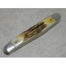 Marbles M.S.A. Co. 01 Gladstone, Mich USA Genuine Stag Muskrat Knife in Box c.2001 Marbles M.S.A. Co. 01 Gladstone, Mich USA Genuine Stag Muskrat Knife in Box c.2001