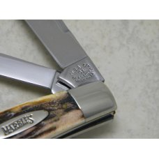 Marbles M.S.A. Co. 01 Gladstone, Mich USA Genuine Stag Large Congress Knife in Box c.2001