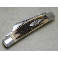 Marbles M.S.A. Co. 01 Gladstone, Mich USA Genuine Stag Large Congress Knife in Box c.2001 Marbles M.S.A. Co. 01 Gladstone, Mich USA Genuine Stag Large Congress Knife in Box c.2001
