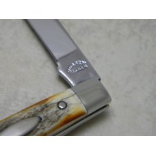 Queen Cut. Co. Titusville PA Genuine Stag 1 Blade Doctor's Knife Queen Cut. Co. Titusville PA Genuine Stag 1 Blade Doctor's Knife