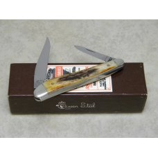 Schatt & Morgan Titusville PA Genuine Stag 032146 Half Whittler Knife in Box Schatt & Morgan Titusville PA Genuine Stag 032146 Half Whittler Knife in Box