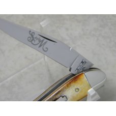 Schatt & Morgan Titusville PA Genuine Stag 032146 Half Whittler Knife in Box Schatt & Morgan Titusville PA Genuine Stag 032146 Half Whittler Knife in Box
