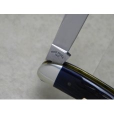 Schatt & Morgan Titusville PA Genuine Blue Bone 043046 Whittler Knife in Box