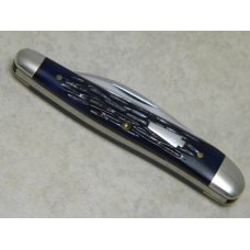 Schatt & Morgan Titusville PA Genuine Blue Bone 043046 Whittler Knife in Box