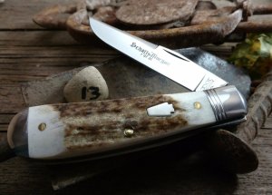 Schatt and Morgan - Keystone Series - #01 Sway Belly Trapper - American Elk Handles -13 