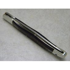 Case XX Stainless USA 3 Dot (1977) Laminated Wood 6165 L SAB SSP Folding Hunter Lockback Knife
