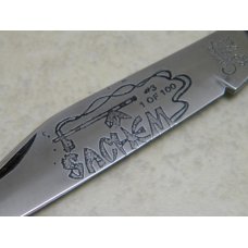 Cripple Creek Old Fort TN USA by Bob Cargill Genuine Stag Sachem Daddy Barlow Knife 1 of 100 Cripple Creek Old Fort TN USA by Bob Cargill Genuine Stag Sachem Daddy Barlow Knife 1 of 100
