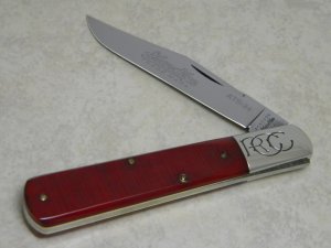 Robeson ShurEdge USA (Queen Cut. Co.) Saw Cut Red Bone 612224 Daddy Barlow Knife c.1999