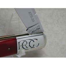 Robeson ShurEdge USA (Queen Cut. Co.) Saw Cut Red Bone 612224 Daddy Barlow Knife c.1999 Robeson ShurEdge USA (Queen Cut. Co.) Saw Cut Red Bone 612224 Daddy Barlow Knife c.1999