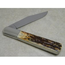 Marbles M.S.A. Co. 03 Gladstone, Mich USA Genuine Stag Daddy Barlow Knife c.2003 Marbles M.S.A. Co. 03 Gladstone, Mich USA Genuine Stag Daddy Barlow Knife c.2003
