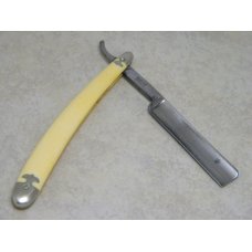 Vintage Cattaraugus Cutlery Co. Little Valley NY Imitation Ivory Model B52T Straight Razor Vintage Cattaraugus Cutlery Co. Little Valley NY Imitation Ivory Model B52T Straight Razor