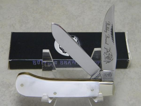 Bulldog Brand Solingen Germany Pearl "Prototype" Barehead Jack Knife in Box c.2005 Bulldog Brand Solingen Germany Pearl "Prototype" Barehead Jack Knife in Box c.2005