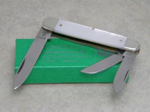 Hen & Rooster Solingen Germany 193-MOP Pearl Sleeveboard Whittler Knife in Box