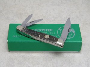 Hen & Rooster Bertram Cutlery Solingen Germany Stag Whittler Knife in Box