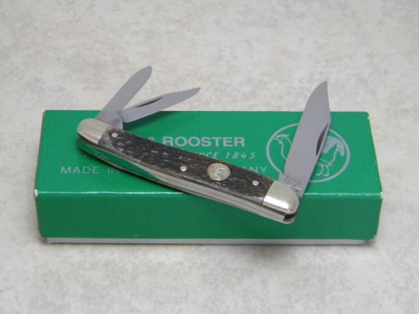 Hen & Rooster Bertram Cutlery Solingen Germany Stag Whittler Knife in Box Hen & Rooster Bertram Cutlery Solingen Germany Stag Whittler Knife in Box