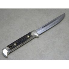 Puma Solingen Germany No. 6383 "Puma Buddy" Stag Fixed Blade Sheath Knife Pre 1970 Puma Solingen Germany No. 6383 "Puma Buddy" Stag Fixed Blade Sheath Knife Pre 1970