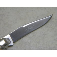 Schatt & Morgan Titusville PA Genuine Bone 042121 Small Muskrat Knife in Box c.2010 Schatt & Morgan Titusville PA Genuine Bone 042121 Small Muskrat Knife in Box c.2010