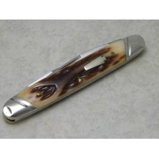 Schatt & Morgan Titusville PA Genuine Bone 042121 Small Muskrat Knife in Box c.2010 Schatt & Morgan Titusville PA Genuine Bone 042121 Small Muskrat Knife in Box c.2010
