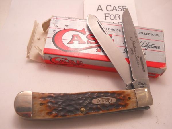 Case Trapper Knife 6254 - Norfolk & Southern Railroad NIB 1995 Case Trapper Knife 6254 - Norfolk & Southern Railroad NIB 1995