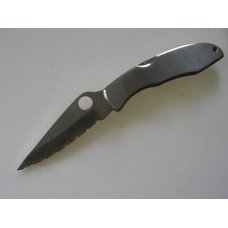 Nice Spyderco Stainless knife Never used Nice Spyderco Stainless knife Never used