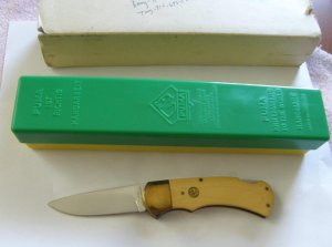 Older Puma Lockback Knife 715 four Stars Control #34873