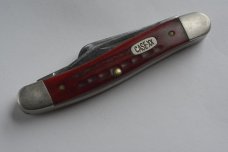 CASE XX 6318 SS red bone folding pocket knife CASE XX 6318 SS red bone folding pocket knife