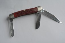 CASE XX 6318 SS red bone folding pocket knife CASE XX 6318 SS red bone folding pocket knife