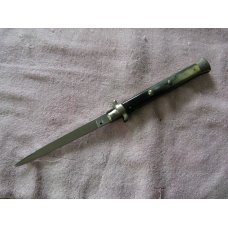 Jumbo Auto Horn Handle Knife Inox Jumbo Auto Horn Handle Knife Inox
