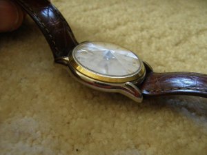 Rare Fossil Prism Crystal Watch-Self Winding