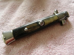 Vintage Auto Knife-Rostfrei Camp Premana Knife  WORKS