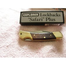 Mint in Box Explorer Lockback Knife Safari Plus Knife Mint in Box Explorer Lockback Knife Safari Plus Knife