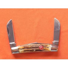 Vintage J A Henckels 4 Blade Stockman with Premium Stag Handles - Excellent NOS Henckels Vintage J A Henckels 4 Blade Stockman with Premium Stag Handles - Excellent NOS Henckels