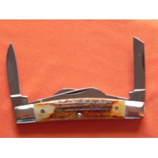 Vintage J A Henckels 4 Blade Stockman with Premium Stag Handles - Excellent NOS Henckels Vintage J A Henckels 4 Blade Stockman with Premium Stag Handles - Excellent NOS Henckels