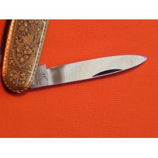 Vintage J A Henckels, Nicht Rostend, 2 Blade +File Gentlemens Toledo Pocketknife. Highly detailed
