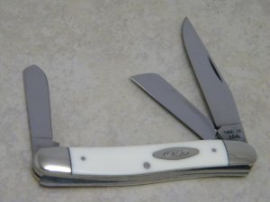 Case XX USA 8 Dot (1972) White 4318 HP Stockman Knife