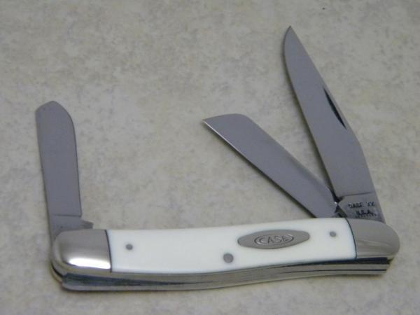 Case XX USA 8 Dot (1972) White 4318 HP Stockman Knife