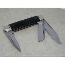 Robeson ShurEdge USA 132433 Black "Carpenters Choice" Cigar Cattleman Stockman Knife c.1940 - 1964