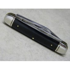 Robeson ShurEdge USA 132433 Black "Carpenters Choice" Cigar Cattleman Stockman Knife c.1940 - 1964