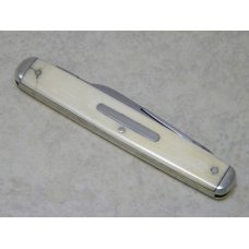 Vulcan T. Ellin & Co. Sheffield Genuine Ivory Equal End Pen Knife with Bar Shield c.1846-1944
