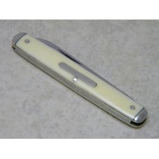 Vulcan T Ellin & Co. Sheffield Imitation Ivory Small Equal End Pen Knife with Bar Shield c.1846-1944 Vulcan T Ellin & Co. Sheffield Imitation Ivory Small Equal End Pen Knife with Bar Shield c.1846-1944