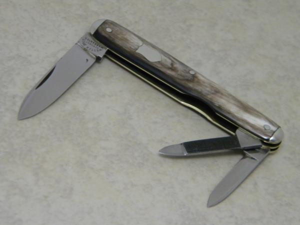 Wester Bros. Germany Warranted Genuine Buffalo Horn Sleeveboard Whittler Knife c.1904-1967 Wester Bros. Germany Warranted Genuine Buffalo Horn Sleeveboard Whittler Knife c.1904-1967