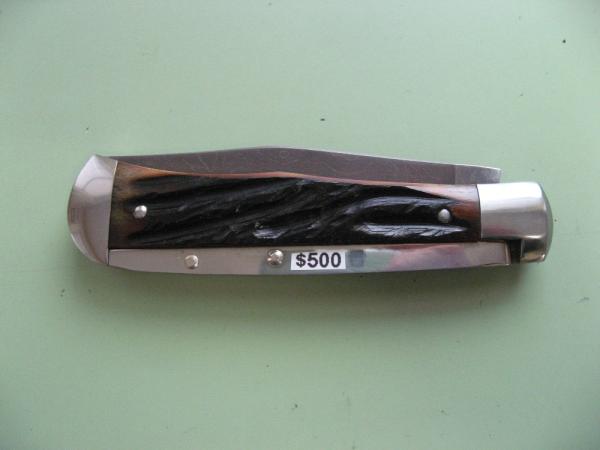SCHATT & MORGAN #3 EXPRESS AUTO WORM GROOVE BONE DAMASCUS #3