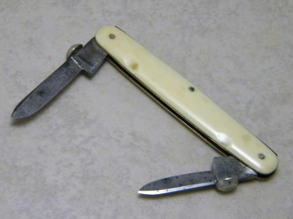 Clements Sheffield Made Genuine Ivory "Unique Opening" Equal End Pen Knife c.1800's Clements Sheffield Made Genuine Ivory "Unique Opening" Equal End Pen Knife c.1800's