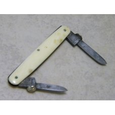 Clements Sheffield Made Genuine Ivory "Unique Opening" Equal End Pen Knife c.1800's Clements Sheffield Made Genuine Ivory "Unique Opening" Equal End Pen Knife c.1800's