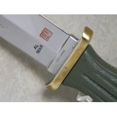 Al Mar Seki Japan Green Model 4002 AF Applegate / Fairbairn Fighting Dagger Fixed Blade Sheath Knife Al Mar Seki Japan Green Model 4002 AF Applegate / Fairbairn Fighting Dagger Fixed Blade Sheath Knife