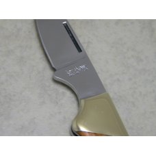 Kershaw Oregon USA by Kai Japan Model 2105 Little Stud Orange Bone Lockback Knife