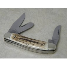 Fight'n Rooster Germany Stag 1996 International Cutlery Club Sowbelly Stockman Knife 1 of 125